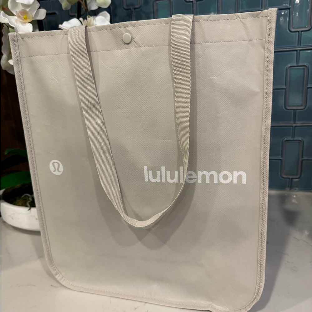Lululemon Athletica Cream Tote Bag